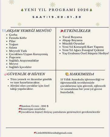 Yeni Yıl Programı 2026